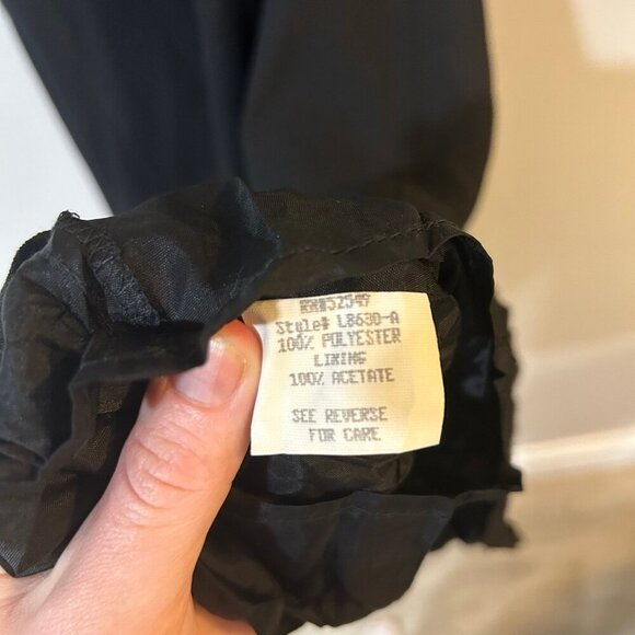 Laundry By Shelli Segal Black Halter Sleeveless Mini Dress Women's Size 12 - Picture 5 of 5